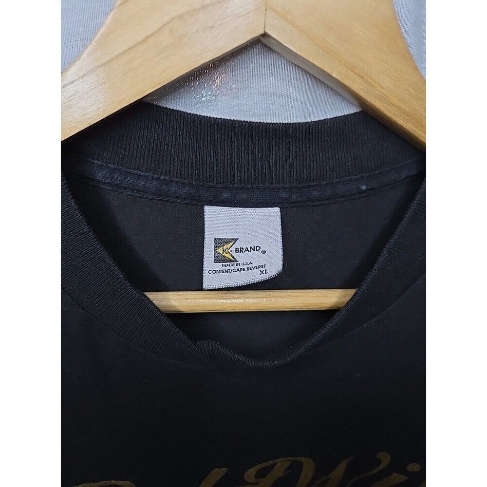 Gold Wing T Shirt XL K-Brand Black Made In The USA - Picture 5 of 6